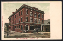 AK Johnstown, NY, Post Office & Y. M. C. A.  - Otros & Sin Clasificación