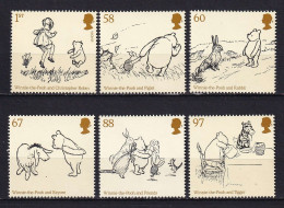 195 GRANDE BRETAGNE 2010 - Y&T 3390/95 - Europa Livre Winnie Ourson Porcinet - Neuf ** (MNH) Sans Charniere - Unused Stamps