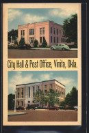 AK Vinita, OK, City Hall & Post Office  - Sonstige & Ohne Zuordnung