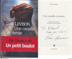 C1 Iain LEVISON - UNE CANAILLE ET DEMIE Envoi DEDICACE Signed DOG EATS DOG - Libros Autografiados