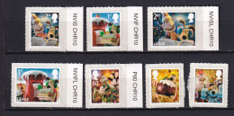 195 GRANDE BRETAGNE 2010 - Y&T 3402/08 Adhesif - Noel Gromit Wallace Sapin Rouge Gorge- Neuf ** (MNH) Sans Charniere - Nuevos