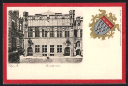 Präge-AK Köln, Gürzenich, Wappen  - Köln