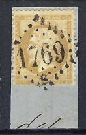 FRANCE Classique, B Obl. GC Des Villes Sur TP Isolés: GC 1769B (Le Havre,2) Sur Y&T 21 Sur Fragment - 1862 Napoleon III