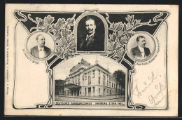 AK Hamburg-St.Georg, Deutsches Schauspielhaus, Deutscher Kaiser Wilhelm II., Otto Ernst Dicher Der Jugend Von Heute  - Mitte