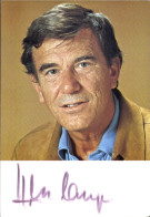 CPA Schauspieler Hellmut Lange, Autogramm, Portrait - Actors