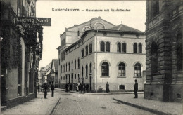 CPA Kaiserslautern In Der Pfalz, Gasstraße, Stadttheater, Ludwig Naab - Autres & Non Classés