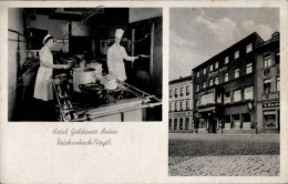 CPA Reichenbach Im Vogtland, Hotel Goldener Anker, Küche, Innenansicht - Autres & Non Classés