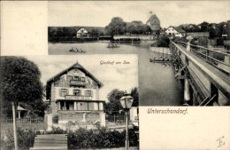 CPA Unterschondorf Schondorf Am Ammersee Oberbayern, Gasthof Am See - Other & Unclassified