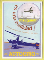 PUBLICITÉ / REPRODUCTION D'ANCIENNES AFFICHES / FABRICATION D'AUTOGIRES EN ESPAGNE (1924) / AVIATION - Advertising