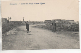 CPA ( Zonnebeke - Centre Du Village Et Route D'Ypres ) - Other & Unclassified