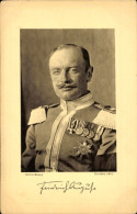 CPA Roi Von Sachsen, Friedrich August, Portrait In Uniform, Orden - Koninklijke Families
