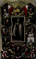 CPA Kaiser Wilhelm II., Kronprinz, Heerführer, Von Tirpitz, Hindenburg, Von Emmich, Portraits - Koninklijke Families