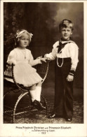 CPA Prince Friedrich Christian Und Princesse Elisabeth Zu Schaumburg Lippe, Portrait - Royal Families