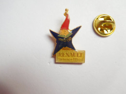 Beau Pin's , JO , Jeux Olympiques  Albertville 92 , Auto Renault , époxy , Signé COJO 1991 - Olympic Games