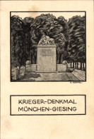 Artiste CPA Neppel, Giesing München Bayern, Kriegerdenkmal - Other & Unclassified