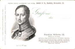 Artiste CPA Friedrich Wilhelm III, Roi Von Preußen, Portrait, Das Große Jahrhundert - Königshäuser