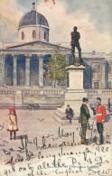 England London Trafalgar Square Raphael Tuck & Sons "Aquarette" Postcard - Trafalgar Square