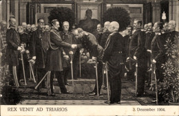 CPA Rex Venit Ad Triarios, 3. Dezember 1904, Kaiser Wilhelm II. - Royal Families