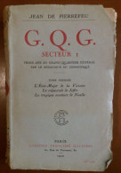 C1  14 18 Jean De Pierrefeu G.Q.G. SECTEUR 1 1920 PORT INCLUS France - Guerra 1914-18