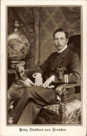 CPA Prince Adalbert Von Preußen, Sitzportrait, Hunde, NPG 4689 - Koninklijke Families