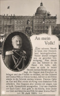 CPA Kaiser Wilhelm II., Rede An Mein Volk, 31. Juli 1914, Stadtschloss Berlin, NPG 4824 - Koninklijke Families