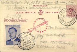 Entier Postal CPA Losheim Am See Saarland, Raketenflug Losheimer Berg, Deutschland-Belgien 1963 - Other & Unclassified