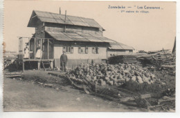 CPA ( Zonnebeke - Les Caravanes // 2eme Maison Du Village ) - Other & Unclassified