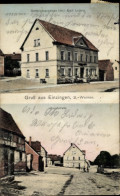 CPA Einzingen Allstedt In Saxe Anhalt, Gemeindegasthaus, Hauptstraße - Autres & Non Classés