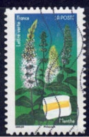 2022 Yt AA 2137 (o) Fleurs Et Douceurs Menthe - Used Stamps