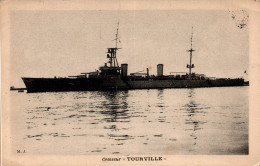 N°3001 W -cpa Croiseur "Tourville" - Warships