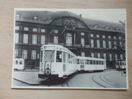 Liège - Train / Motrice Type S - S.N.C.V. 1954 - Photo Carte: Desarcy-Robijns - 2 Scans - Stations - Met Treinen