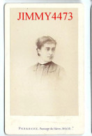 CARTE CDV - Phot-Edit. G. PENABERT Paris - Portrait D'une Jeune Fille, à Identifier - Tirage Aluminé 19 ème - Antiche (ante 1900)