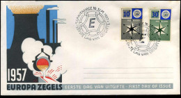 Nederland  - FDC - Europa CEPT 1957 - 1957