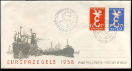 Nederland  - FDC - Europa CEPT 1958 - 1958