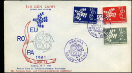 Turkey - FDC - Europa CEPT 1961 - 1961