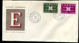 Greece  - FDC - Europa CEPT 1963 - 1963