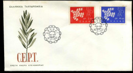 Greece - FDC - Europa CEPT 1961 - 1961