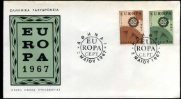 Greece - FDC - Europa CEPT 1967 - 1967