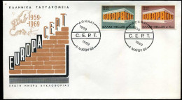 Greece - FDC - Europa CEPT 1969 - 1969