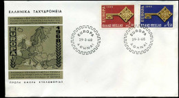 Greece - FDC - Europa CEPT 1968 - 1968