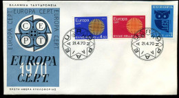 Greece - FDC - Europa CEPT 1970 - 1970