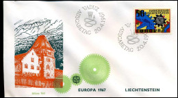 Liechtenstein - FDC - Europa CEPT 1967 - 1967