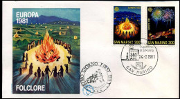 San Marino - FDC - Europa CEPT 1981 - 1981