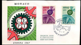 Monaco - FDC - Europa CEPT 1967 - 1967