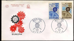 France - FDC - Europa CEPT 1967 - 1967
