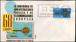 Espana - FDC - Europa CEPT 1968 - 1968