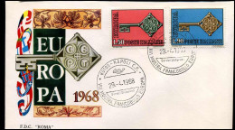 Italia - FDC - Europa CEPT 1968 - 1968