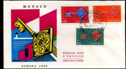 Monaco - FDC - Europa CEPT 1968 - 1968