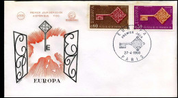 France - FDC - Europa CEPT 1968 - 1968