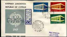 Cyprus - FDC - Europa CEPT 1969 - 1969